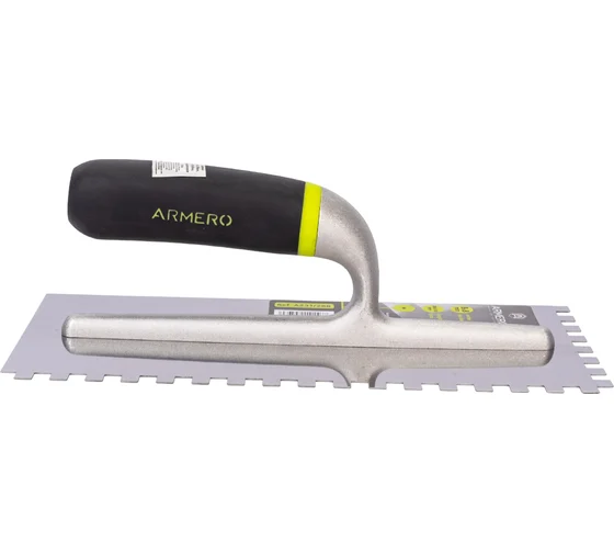 Гладилка ARMERO 280*130мм нерж.сталь, зуб 8*8 мм А231/288