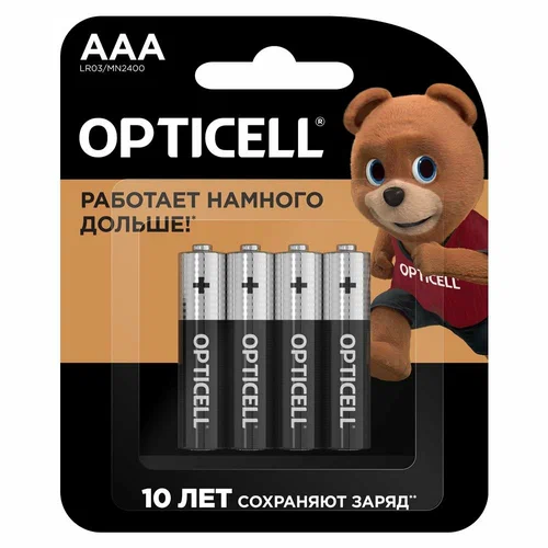 Батарейки LR03-20BL AAA Opticell Simply (2шт/уп)