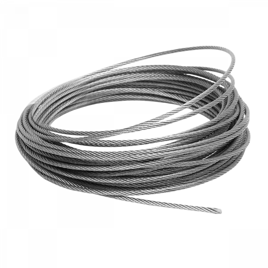 DIN 3060 Трос стальной круглопрядный (6х19) М5 (100 м)
