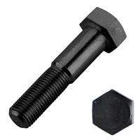 Болт DIN 931 М12х90 (15кг/184шт.*) черный РРР