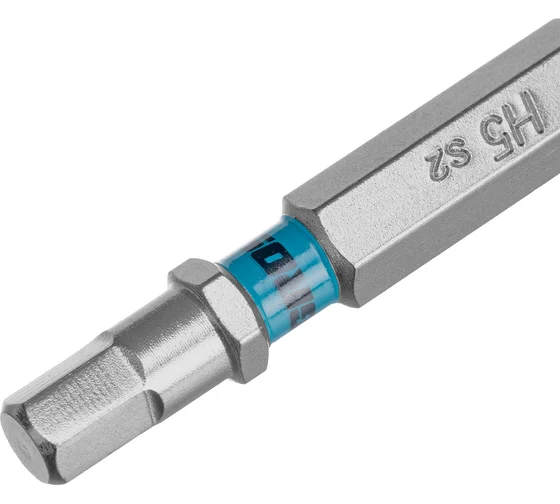 Бита HEX 5х50мм, сталь S2, шестигр., Gross