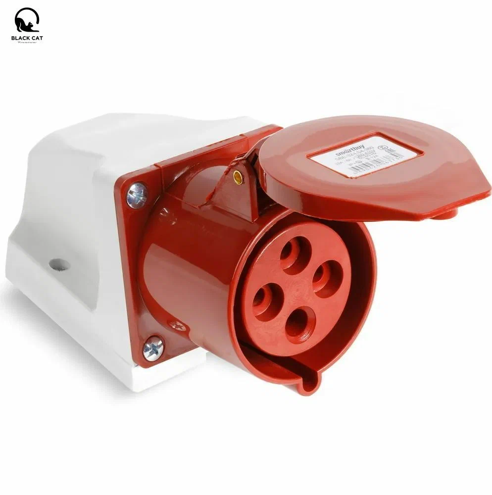 Стационарная розетка 124 TDM 3Р+РЕ 32А 380В IP44
