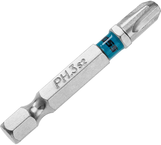 Бита PH3х50мм, сталь S2, шестигр., Gross