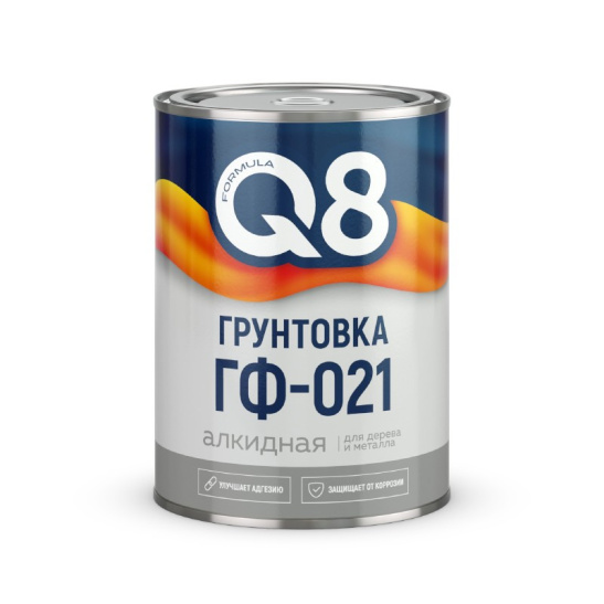 Грунтовка ГФ-021 серая /2,6 кг/ FORMULA Q8
