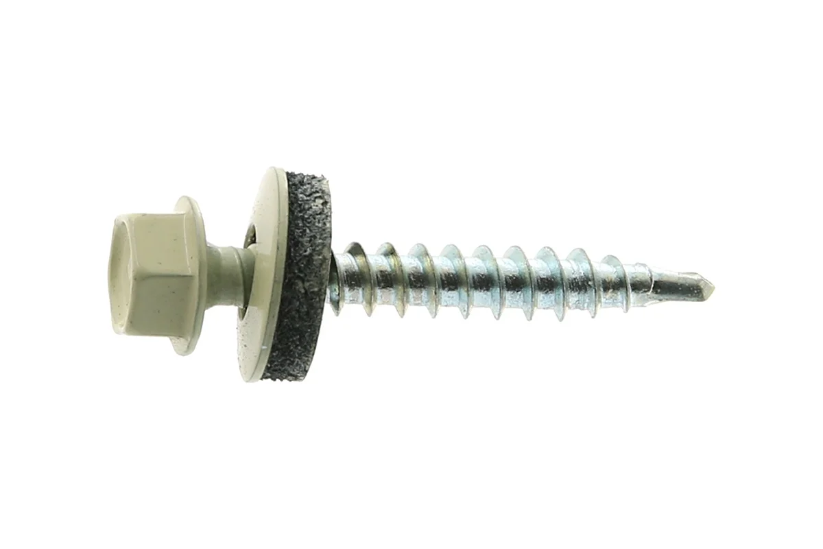 Саморез кров. КРс ZP 5,5x19 (1015) светл. Сл.кость (250шт) Daxmer