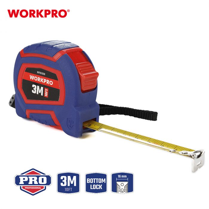 РУЛЕТКА С НЕЙЛОНОВЫМ ПОКРЫТИЕМ 3M(10FT)X16MM WORKPRO