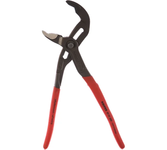 Клещи переставные KNIPEX COBRA зев 70 мм, длина 300 мм, фосфатированные, обливные ручки, SB