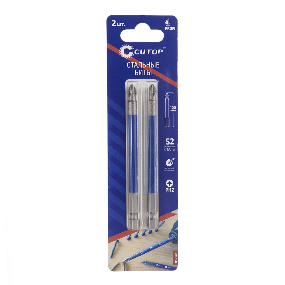 Бита PH2х100 CUTOP Profi