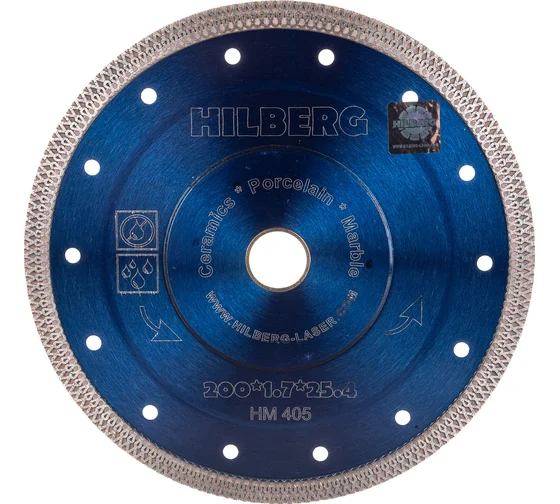 Диск алмазный CP HILBERG *Турбо* ультратонкий Х-тип 180*10*25,4
